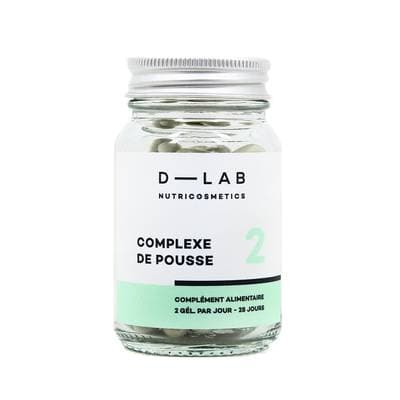 D-Lab Complexe de pousse - Nutrition intense & Activité du bulbe - Compléments Alimentaires, 56 comprimés