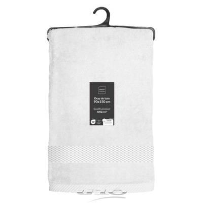 3574388020501 - Douceur D Interieur - Drap de bain éponge blanc