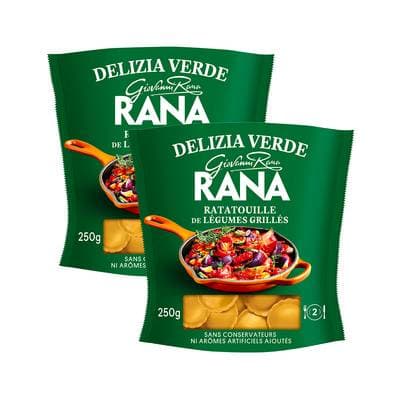 Giovanni Rana Ravioli Ratatouille de Légumes grillés, Lot de 2x250g