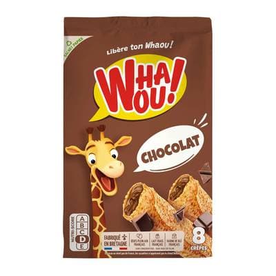 Whaou 8 Crêpes au chocolat, 256g
