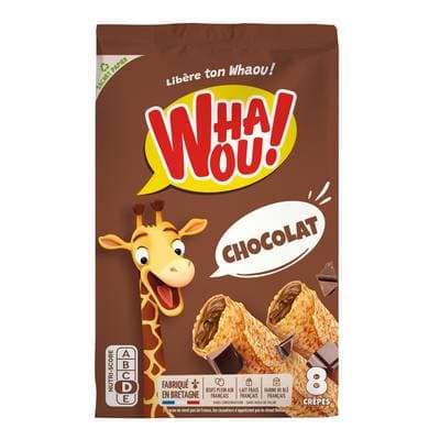 Whaou 8 Crêpes au chocolat, 256g