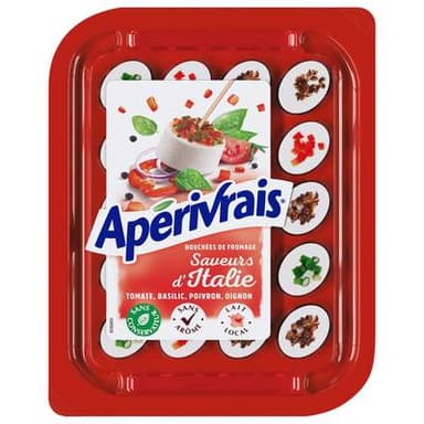 Apérivrais Fromages saveurs d'Italie, 100g