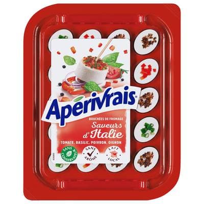 Apérivrais Fromages saveurs d'Italie, 100g
