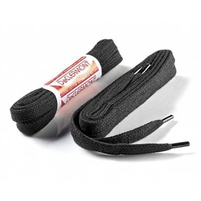De Clermont Lacets plats noir, 110 cm 2 paires