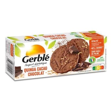 Gerblé Vitalité 12 Biscuits Quinoa Cacao, 132g