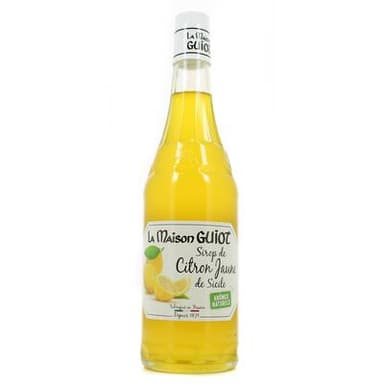 Maison Guiot Sirop citron jaune de sicile, 70cl