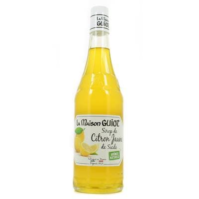 Maison Guiot Sirop citron jaune de sicile, 70cl