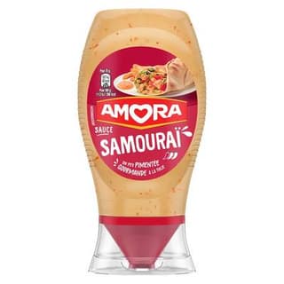 Amora Sauce samouraï en flacon souple Squeeze Top Down, 255g