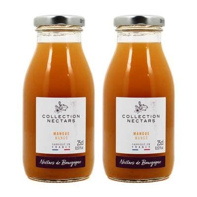 Nectars de Bourgogne Nectar de Mangue de l'île de la Réunion, Lot de 2x25cl