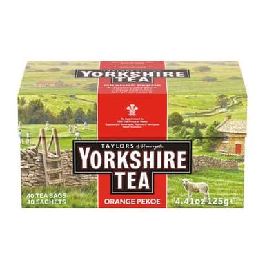 Taylors of Harrogate Thé Noir Yokshire - 40 sachets, 125g