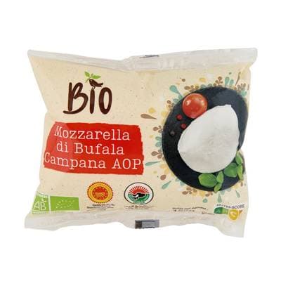 Auchan BIO Mozzarella di Bufala Campana Bio AOP, 125g