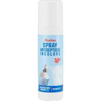 Auchan Antiseptique incolore spray, 100ml