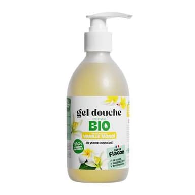 Super Flacon Gel douche vanille monoï pompe, 500ml