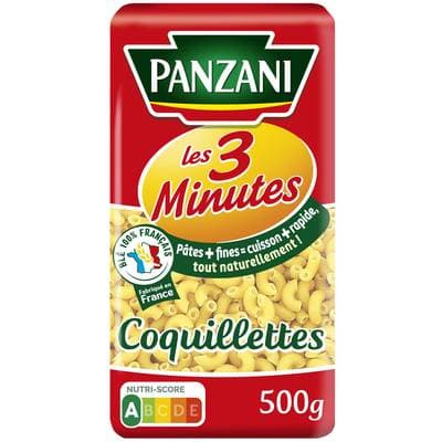 Panzani Pâtes Coquillettes Cuisson Rapide 3 minutes, 500g