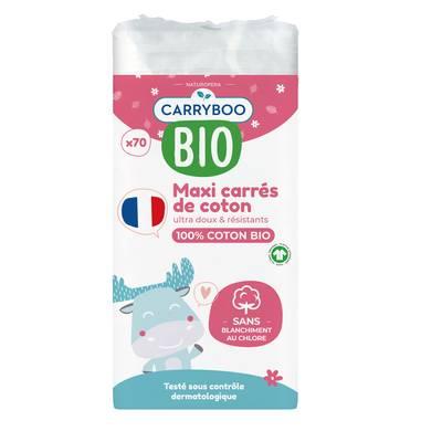 Carryboo -  Maxi-Carrés de Coton 100% Bio