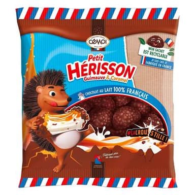 Cémoi Petit hérisson guimauve et caramel, 160g