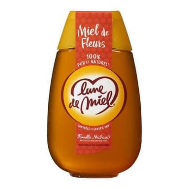 Lune de Miel Miel de fleurs flacon doseur, 500g