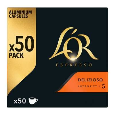 L'or Espresso  Café Capsules OR delizioso intensité 5, 50 capsules