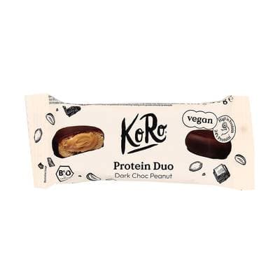 Koro Bouchées protéinées cacahuètes et chocolat noir bio, 2x20g