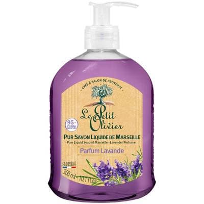 Le petit Olivier Pur savon liquide de Marseille parfum lavande, 300ml