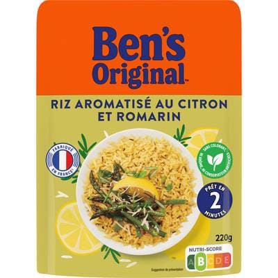 Ben's Original Riz Micro-Onde Express Citron Romarin, 220g