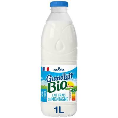 Candia - Lait frais de montagne bio demi écrémé