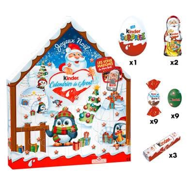 Kinder Calendrier de l'Avent de chocolat, 184g