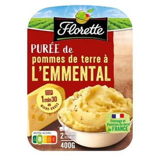 Florette Purée de Pomme de Terre à l'Emmenal, 2x100g