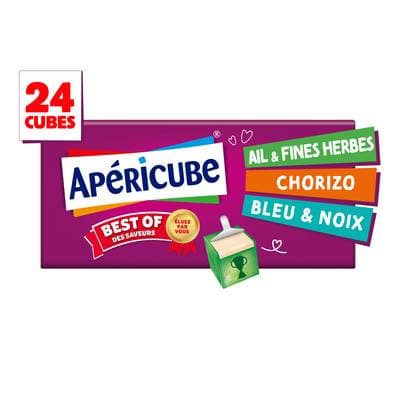 Apéricube Minis fromages Best of, 24 cubes - 125g