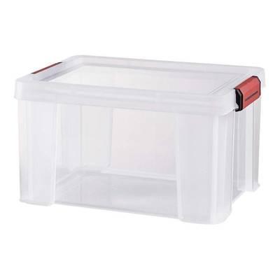 3234530008701 - Clip & store - Bac de rangement 17L transparent