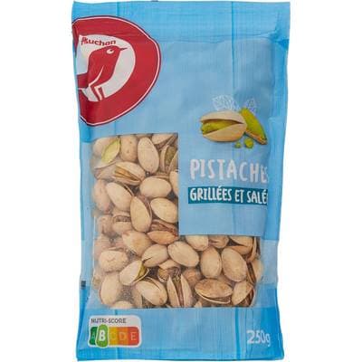 Auchan Pistaches Grillées et Salées, 250g