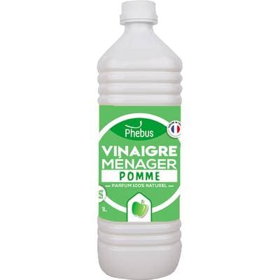 Phébus Vinaigre de nettoyage 9,5° senteur pomme, 1L