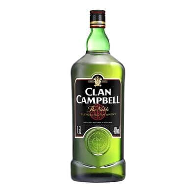 Clan Campbell Blended scotch whisky 40°, 1,5L