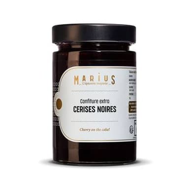 Marius, L'Épicerie Inspirée Confiture Extra Cerises Noires, 375g