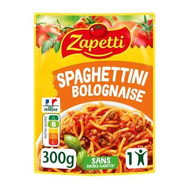 Zapetti Spaghettini Bolognaise Express, 300g