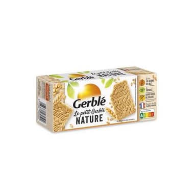 Gerblé Vitalité 24 Biscuits nature -39% de sucres en moins, 200g
