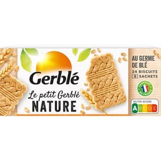 Gerblé Vitalité 24 Biscuits nature -39% de sucres en moins, 200g