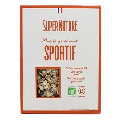Super Nature Muesli Sportif Bio, 350g
