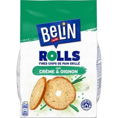 Belin Biscuits salés rolls crème et oignon, 150g