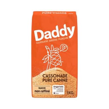 Daddy Sucre Cassonade pure canne, 1kg