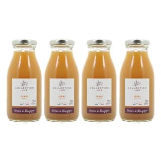 Nectars de Bourgogne Pur Jus de Pomme du Mont du Lyonnais, Lot de 4x25cl