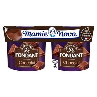 Mamie Nova Gourmand Fondant Chocolat, 2x150g