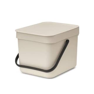 Brabantia Poubelle Sort & Go 6 L - Soft Beige