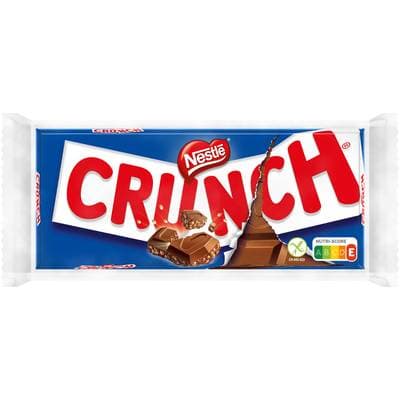 Crunch Chocolat au Lait et Riz Soufflé, 2x100g