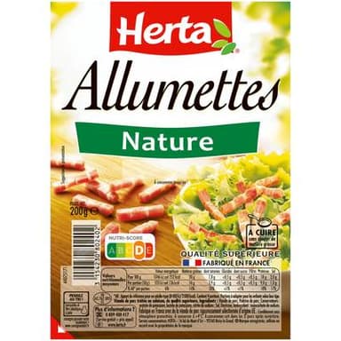 Herta Allumettes Natures, 200g
