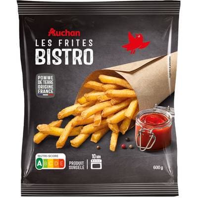 Auchan Frites bistro, 600g