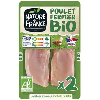 Nature De France - Escalopes Fines de Poulet Fermier Bio
