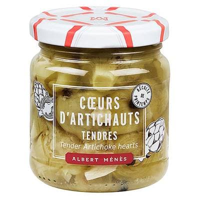Albert Ménès Coeurs d'artichauts à l'ail en bocal, 120g