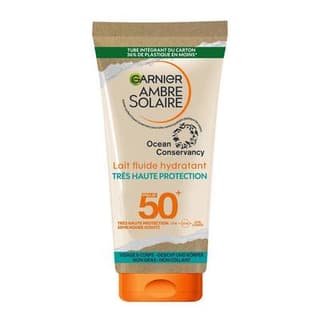 Garnier - Ambre Solaire Lait fluide hydratant très haute protection FPS50+, 175ml