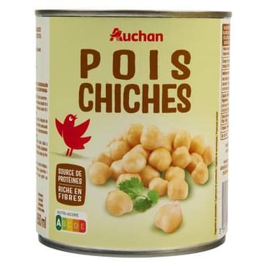 Auchan Pois chiches, 530g